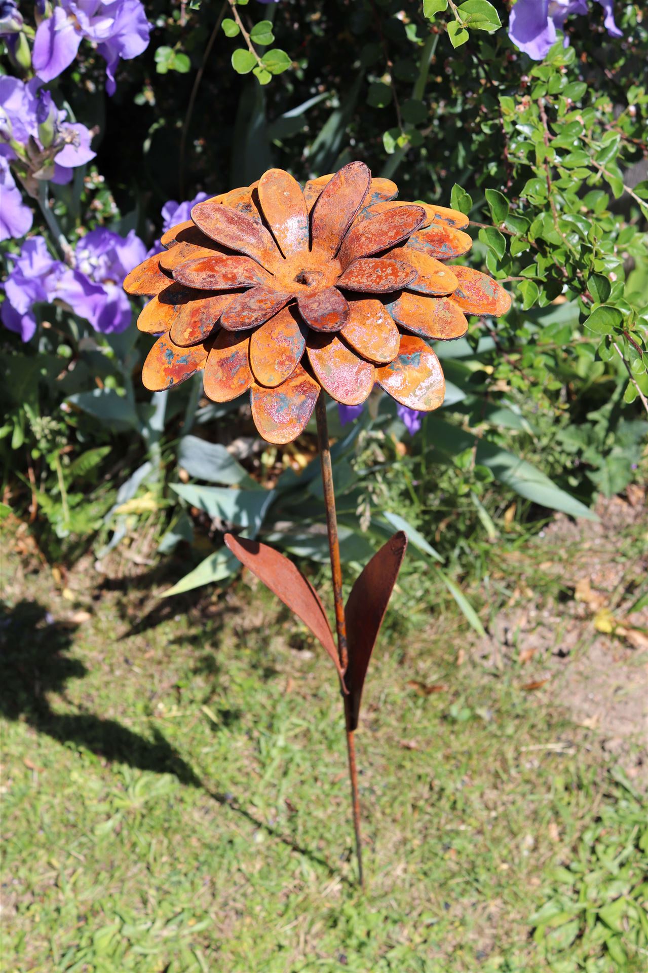 Blume zum Stecken Edelrost Rostdeko Edelrost Gartendeko Rost Deko Figur 